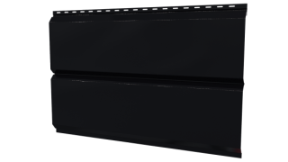 Л-брус 264/240x0,45 мм, 9005 черный янтарь глянцевый