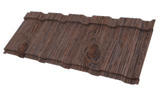 Профиль Пегас 1195/1130x0,45 мм, Морёный дуб 3D