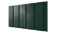 Профнастил К20 1185/1120x0,4 мм эконом, 6005 зеленый мох глянцевый