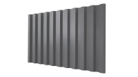 Профнастил С21 1051/1000x0,65 мм, 7037 пыльно-серый глянцевый