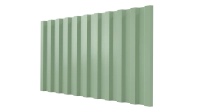 Профнастил С21 1051/1000x0,65 мм, 6019 бело-зеленый глянцевый